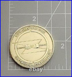 Control Data Corp Navy Standard Disk 100th Team Medal Award Challenge Coin 1983