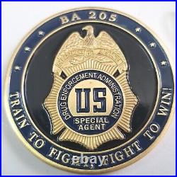 DEA KIA Drug Enforcement Administration Special Agent Service Coin RARE BA 205