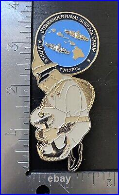 DESRON 31/NAVSURFGRU MIDPAC CPO Mess Navy Chief Challenge Coin