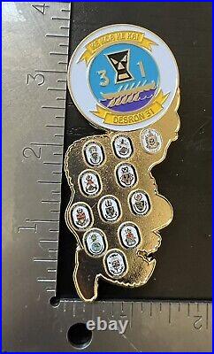 DESRON 31/NAVSURFGRU MIDPAC CPO Mess Navy Chief Challenge Coin