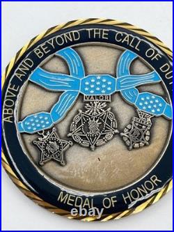 Daniel Daly USMC Double MOH Navy Cross For Valor In China & Haiti Challenge Coin