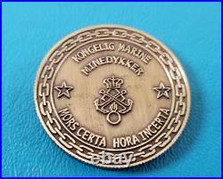 Danish Royal Navy Minesweeper Challenge Coin Diver Explosive Disposal Denmark