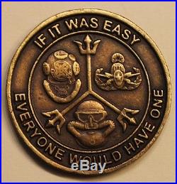 Deep Sea Diver Naval Diving & Salvage Training Panama City Navy Challenge Coin
