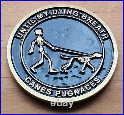 Devgru NSWDG seal Team 6 Us Navy Challenge Coin Doghandler Large Version