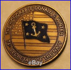 Donald C Winter 74th Secretary of the Navy Challenge Coin