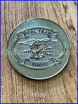 E23 Navy Seal Team Three 3 Bravo Platoon Challenge Coin