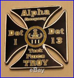 EOD 3 / III Det 1 & Det 3 Alpha Co. Task Force Troy Navy Challenge Coin