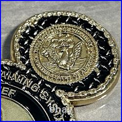EXTREMELY RARE USN NAWC NAVY CHIEF Mickey Mouse Shaped Coin Numbered #981