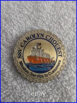 Extremely Rare NR-1 Challenge Coin And SSV Carolyn Chouest US Navy