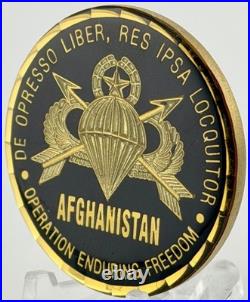 FOB 191 Afghanistan OEF Coalition Special Forces Navy SEAL AFSOC Challenge Coin