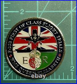 F-35 Challenge Coin Royal Navy HMS Queen Elizabeth US Navy Sea Trial F35 F35B
