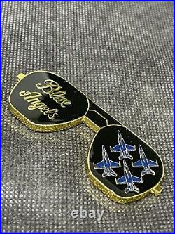 F/A-18E Super Hornet Blue Angels USMC Men In Black US Navy CPO Challenge Coin