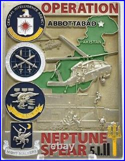 Fbi Navy Seal Team 6 Operation Neptune Spear Bin Laden Challenge Coin