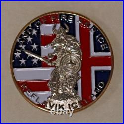 Fighter Pilot Iceland Naval Air Station Keflavik Air Force Navy Challenge Coin