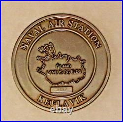 Fighter Pilot Iceland Naval Air Station Keflavik Air Force Navy Challenge Coin
