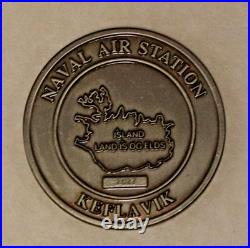 Fighter Pilot Iceland Naval Air Station Keflavik Air Force Navy Challenge Coin