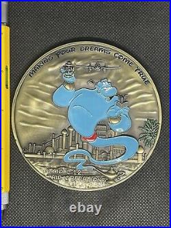 GTMO C-12 Air Operations Guantanamo Bay Disney Aladdin Navy Challenge Coin