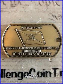 General Joseph Dunford 19th Chairman Joint Chiefs of Staff CJCS Challenge Coin