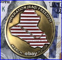 Genuine Navy Seal Team 1 Challenge Coin / Don't Tread On Me / 2004 Al-fallujah