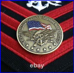 Genuine U. S. Navy Seals / Seal Team 6 Challenge Coin / Nswdg / Devgru / Mob 6