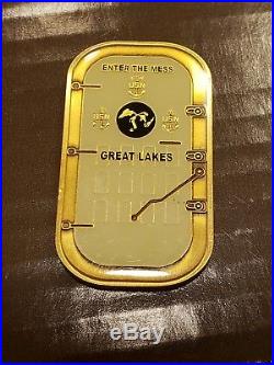 Great Lakes Chicago Navy Chief CPO Challenge Coin Rare Hatch