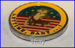 Grumman F-14 Tomcat 1972-2006 Anytime, Baby! Navy Challenge Coin