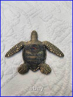 Guantanamo Bay Turtle CPO coin! 2018 navy ball! Rare