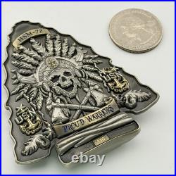 HSM-72 Proud Warriors Challenge Coin #110 Arrowhead Shaped UH-60 Blackhawk USN