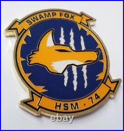 HSM-74 Swamp Fox CVW-3 Battle Axe NAS Jacksonville US Navy Challenge Coin