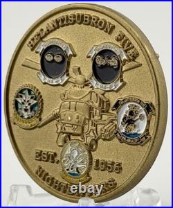 HS-5 Nightdippers US Navy CPO Chief Petty Officer SH-60F Seahawk Challenge Coin