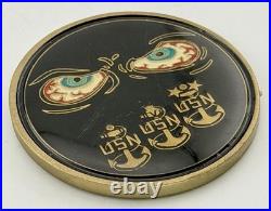 HS-5 Nightdippers US Navy CPO Chief Petty Officer SH-60F Seahawk Challenge Coin