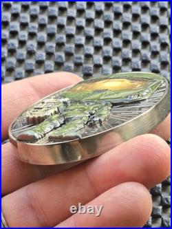 Halo Master Chief Oval Challenge Coin USN Joint Comm Marketplace Rare Promo Xbox Halo Master Chief Oval Challenge Coin USN Joint Comm Marketplace Rare Promo Xbox