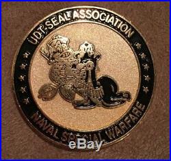 Hard-To-Find US Navy UDT-SEAL Association Naval Special Warfare Challenge Coin