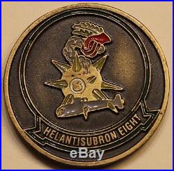 Helicopter Antisubmarine Sq 8 HS-8 Eightballers Navy Challenge Coin