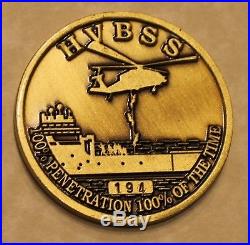 Helicopter Visit Board Search Seizure HVBSS Ser #194 Navy Challenge Coin / FAST