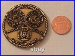 Honorary Chief Petty Officer Ray Mabus Secretary of the Navy CPO Challenge Coin