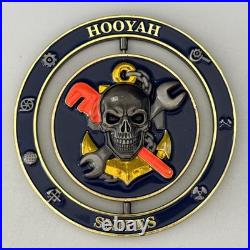 Hooyah Snipes Mustang Chief Warrant Officer Arroyo Navy Challenge Coin J#22