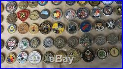 Huge Military & Related Challenge Coin Lot 178 Coins, US Army USN USMC USAF USCG