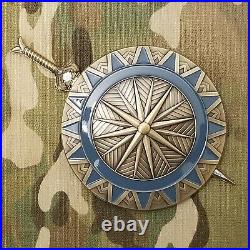 Huge, Navy Chiefs Mess, Wonder Woman Shield With Sword, Challenge Coin