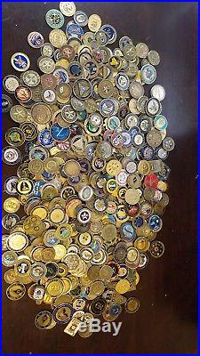 Huge military challenge coin lot navy admirals, COs, CMCs, OICs, Commodores