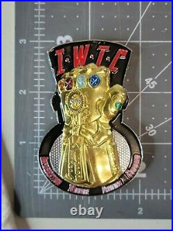 IWTC Marvel Thanos Military Challenge Coin Info Warfare Train Cormmand USN Navy