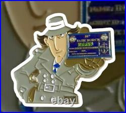 Inspector Go Gadget Cartoon Navy Seal Chief CPO Recruiter Challenge Coin FBI CIA