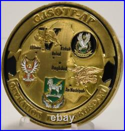 JSOC 5th Special Forces Airborne OIF CJSOTF AP Dagger Challenge Coin Navy SEAL