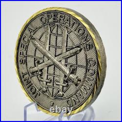 JSOC J4 Engineers Seabees Challenge Coin Navy Seabees Joint Special Ops Command