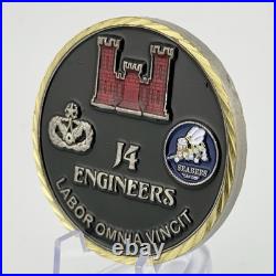 JSOC J4 Engineers Seabees Challenge Coin Navy Seabees Joint Special Ops Command