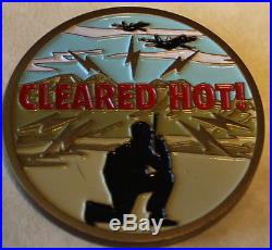 JTAC Joint Terminal Attack Controller NSAWC Navy SEAL Cleared Hot Challenge Coin