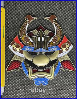 Japan RED Super Ronin Mario King Koopa Nintendo Navy Serialized Challenge Coin