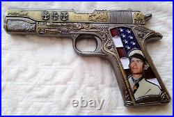 John Finn Medal Of Honor Navy CPO Pistol Coin! Rare