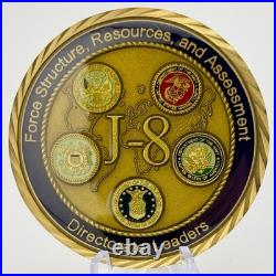 Joint Chiefs of Staff J-8 Pentagon Directorate Leaders Challenge Coin