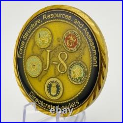 Joint Chiefs of Staff J-8 Pentagon Directorate Leaders Challenge Coin